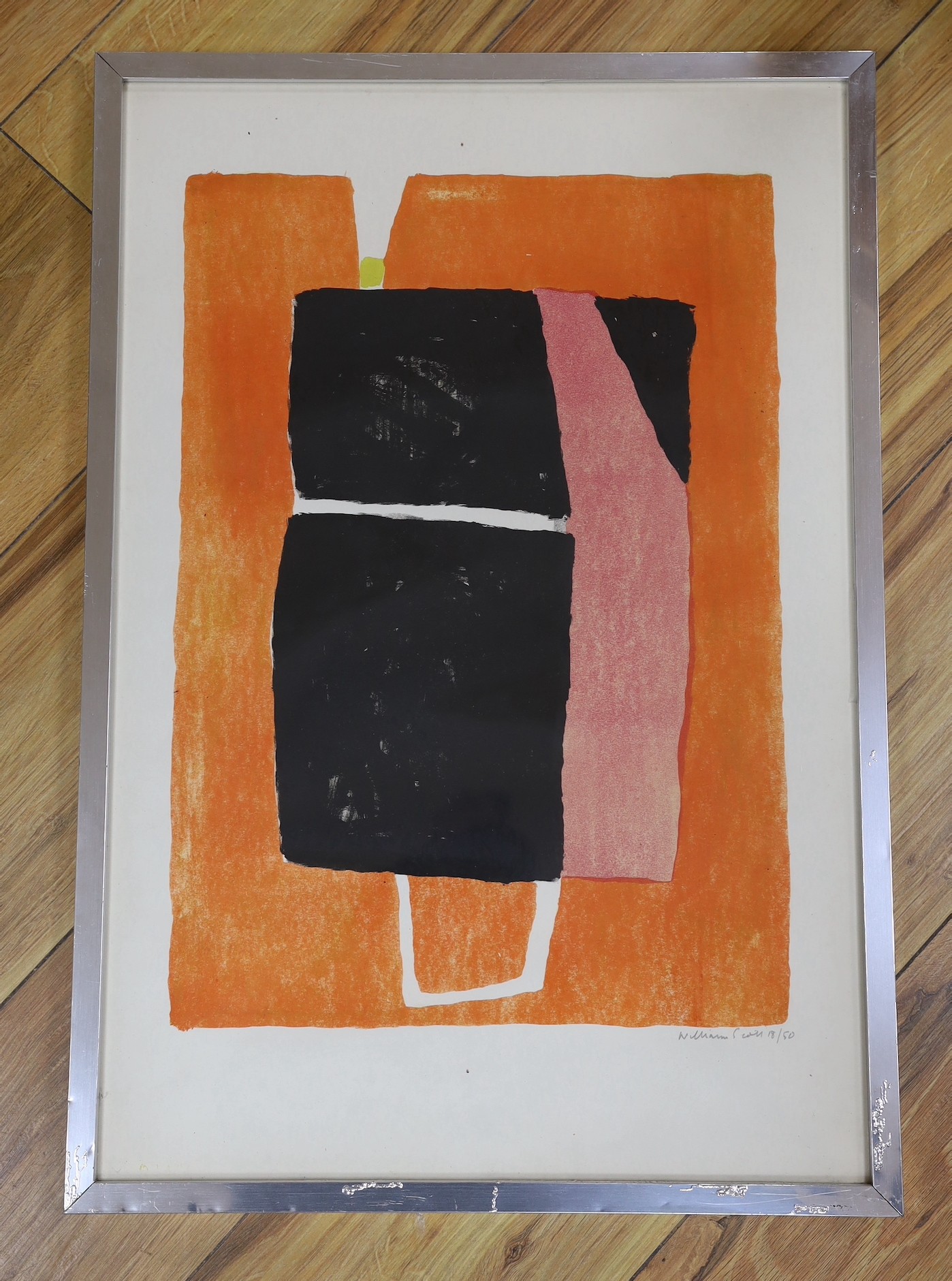 William Scott RA (1913-1989), lithograph, 'Busby (1953)', signed in pencil, 18/50, sheet 55 x 37cm